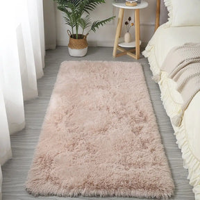 Floor Protection Bedside Rugs Fluffy Shaggy Non Slip Washable Bedroom Mats Imitation Wool Long Hair Carpet Home Decor