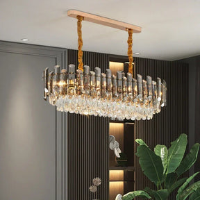 Nordic LED Crystal Chandeliers Gold Luxury Lighting Dining Living Room Bedroom Kitchen Island Lights Indoor Hanging Light