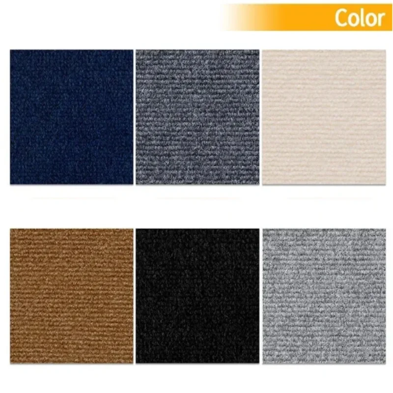 30x30cm Self-Adhesive Splicing Carpet Square Peel Stick Removable Sticker Floor Mat for DIY Home Indoor Floor Decor Small Rugs