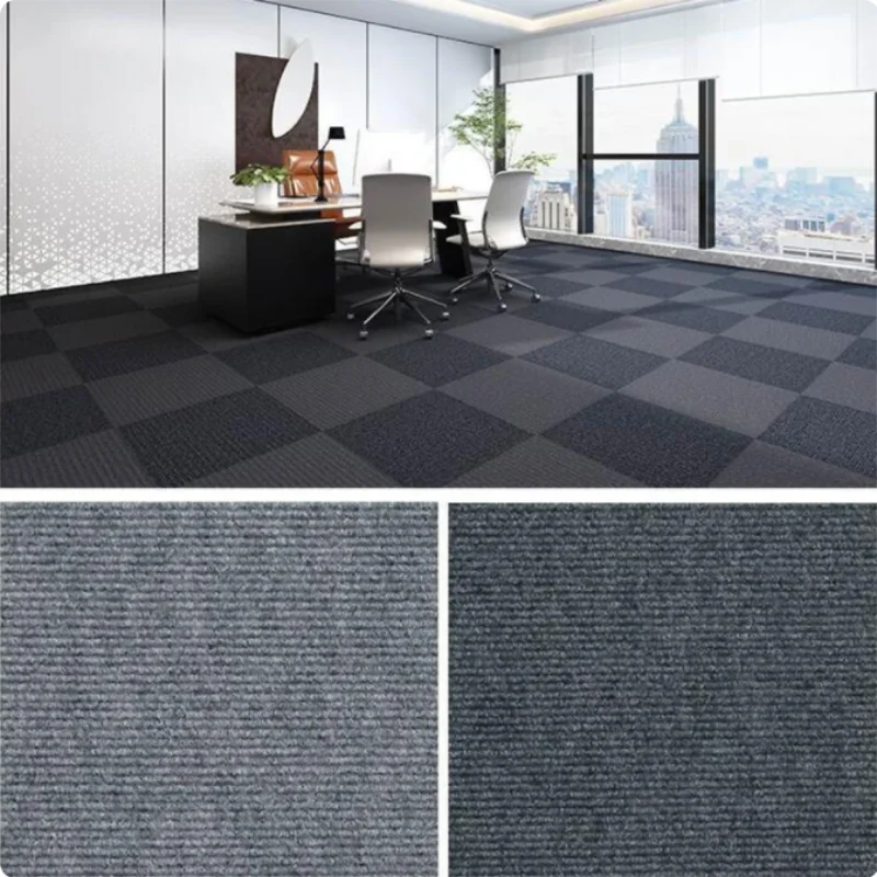 30x30cm Self-Adhesive Splicing Carpet Square Peel Stick Removable Sticker Floor Mat for DIY Home Indoor Floor Decor Small Rugs