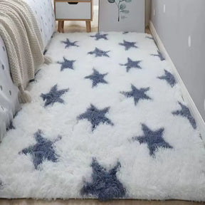 Floor Protection Bedside Rugs Fluffy Shaggy Non Slip Washable Bedroom Mats Imitation Wool Long Hair Carpet Home Decor